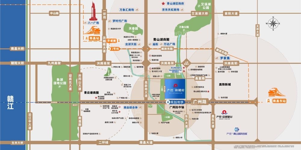 产控和樾府位置图