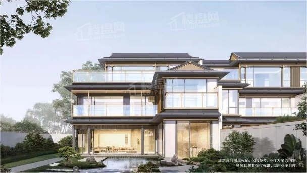 绿城·湖境云庐实景图