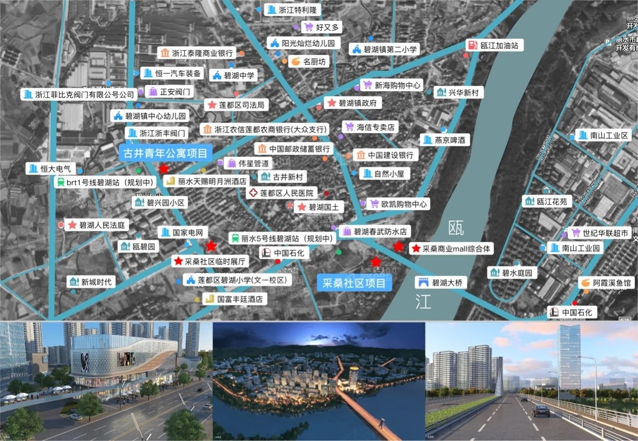 采桑社区位置图
