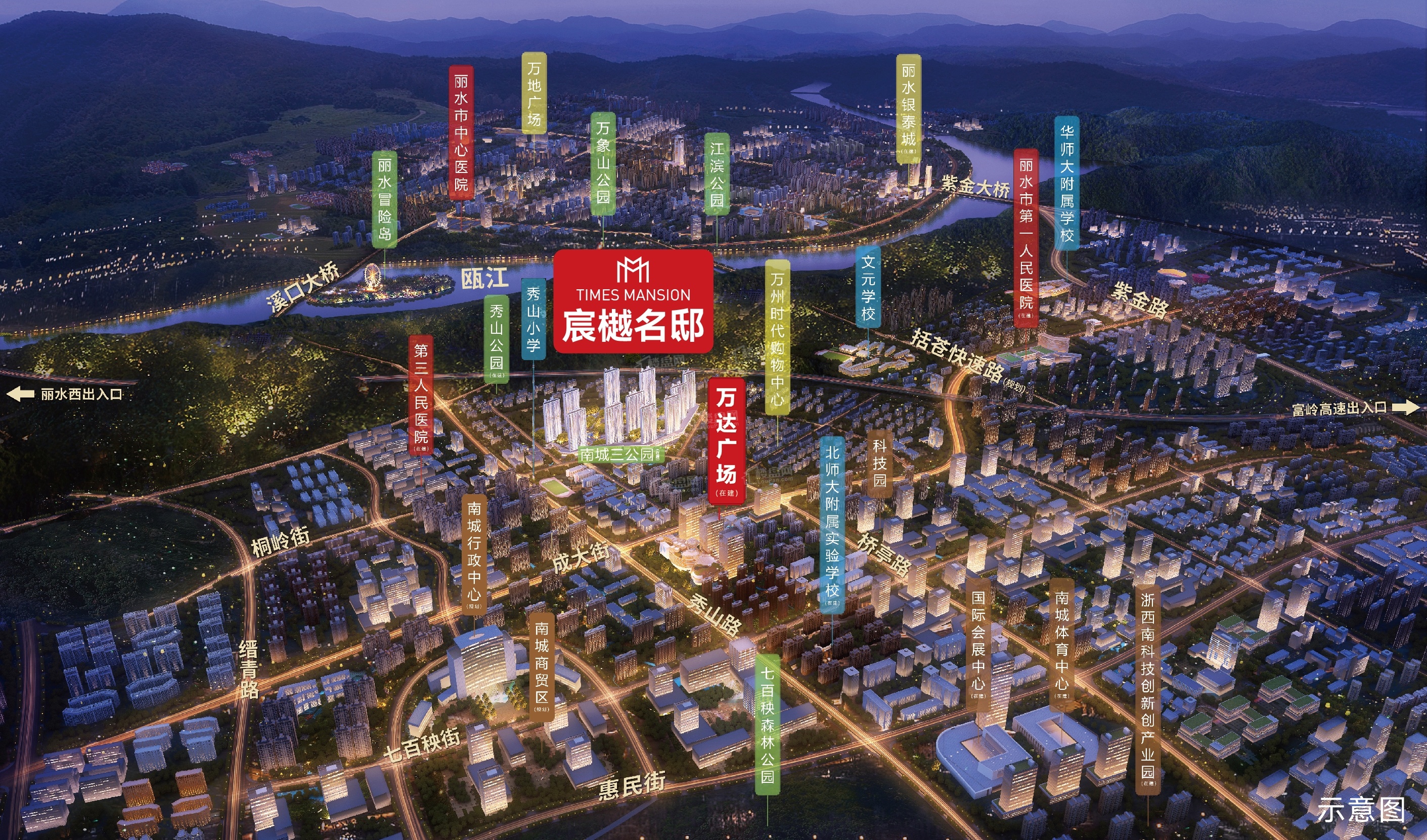 江泰众安·宸樾名邸配套图