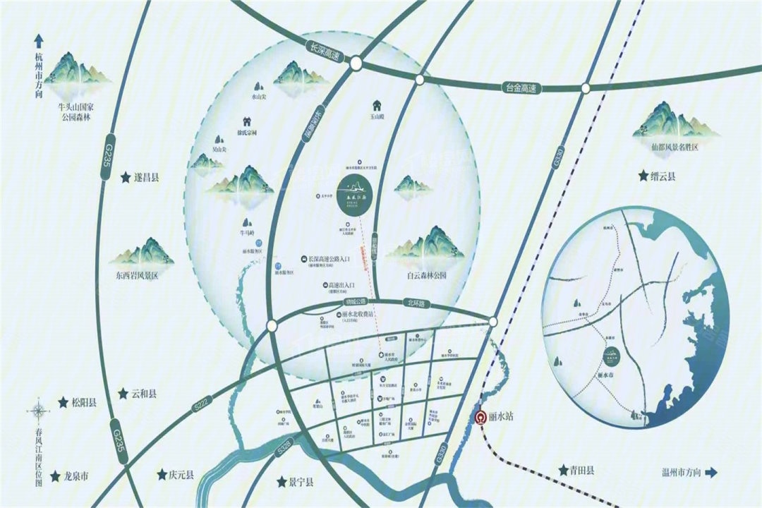 灵康蓝城·杏福·春风江南里位置图