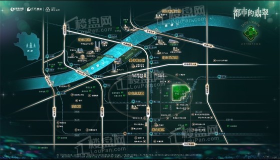 绿城桂月云翠园位置图