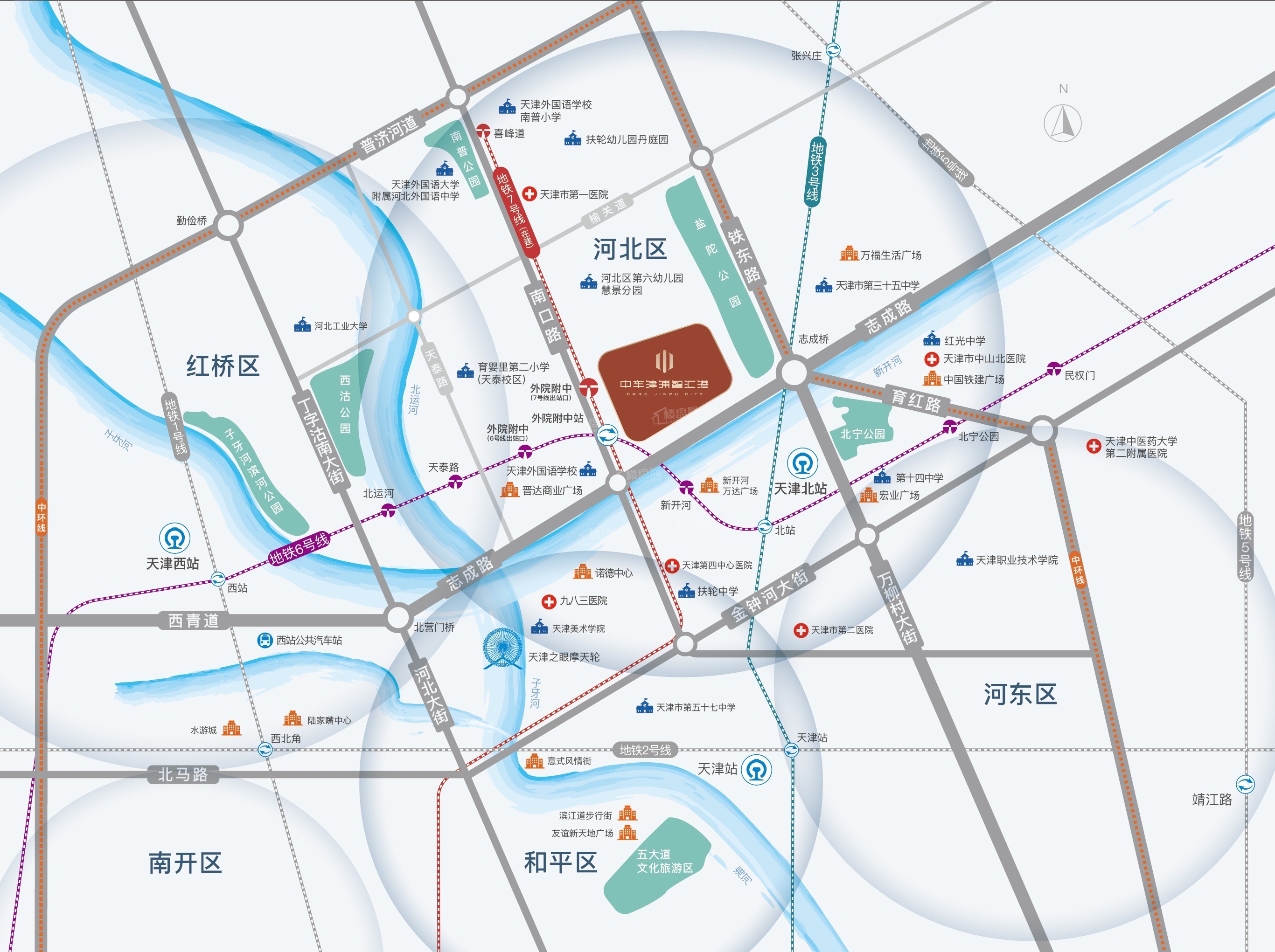 中车·中环学府位置图