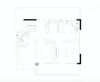 4室3厅3卫1厨， 建面200平米