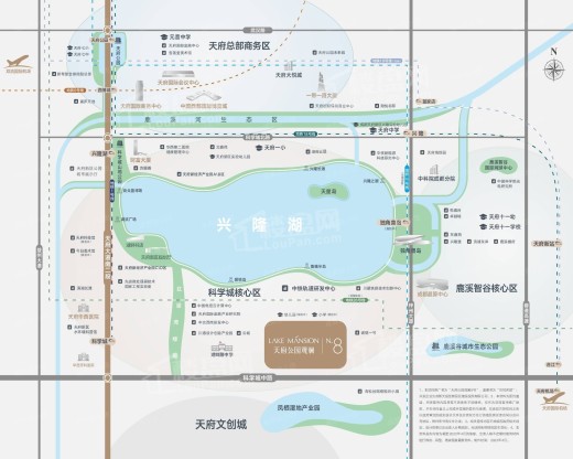 天府公园观澜8号位置图