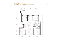 C2 四室两厅两卫 150平
