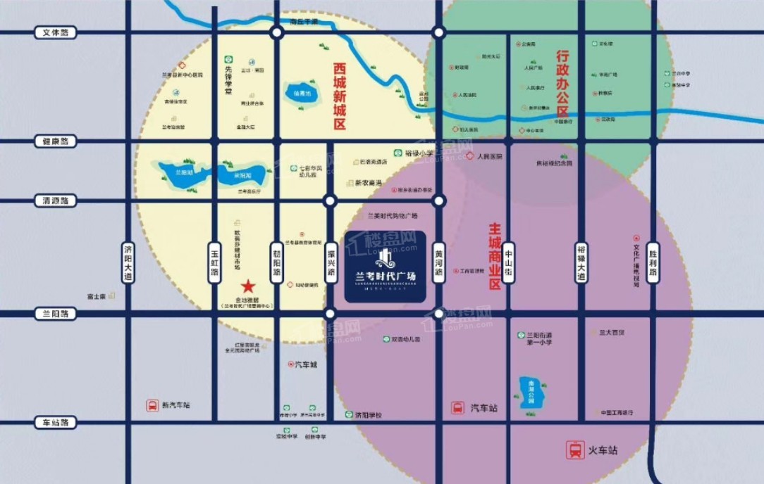 兰考时代广场位置图