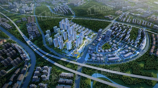 湖南建工淞云台效果图