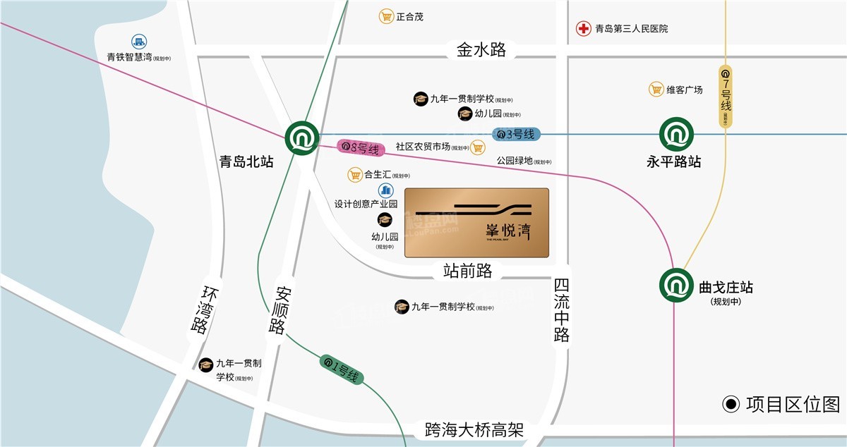中国铁建·峯悦湾位置图