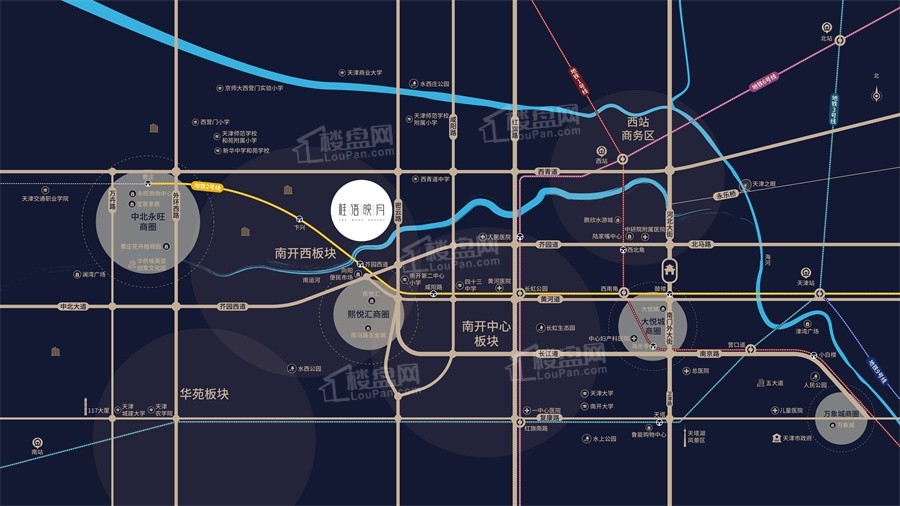 天津桂语映月位置图