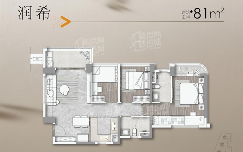 广州华润置地.天河润府4室2厅2卫户型图-广州楼盘网