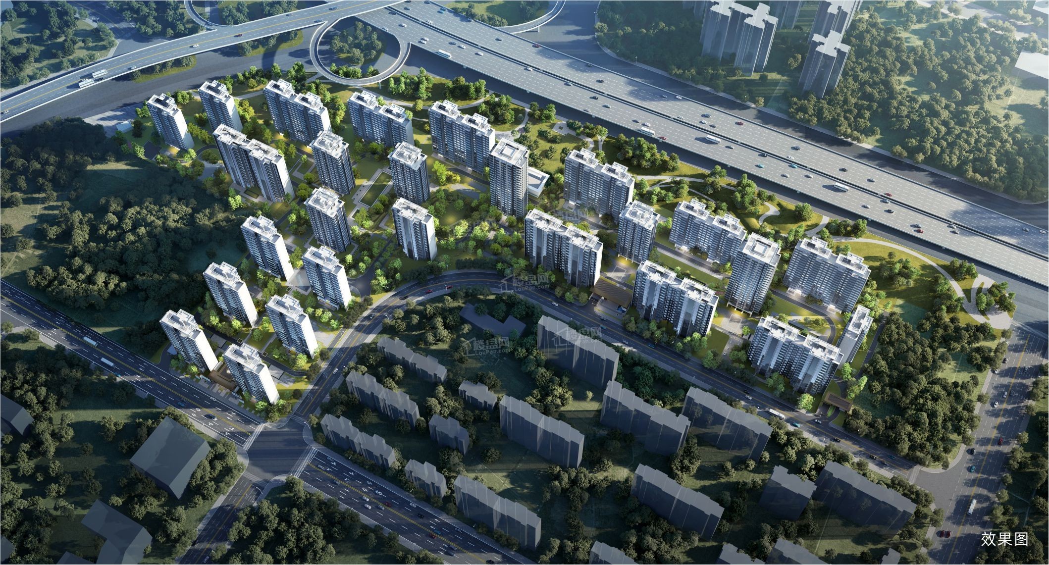 城投置地  鹭湾锦上映效果图
