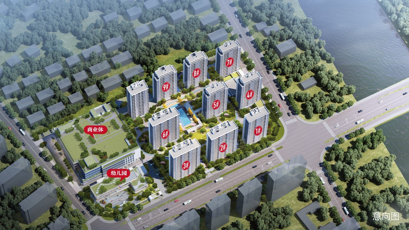 经开蓝城·蔚蓝云境效果图