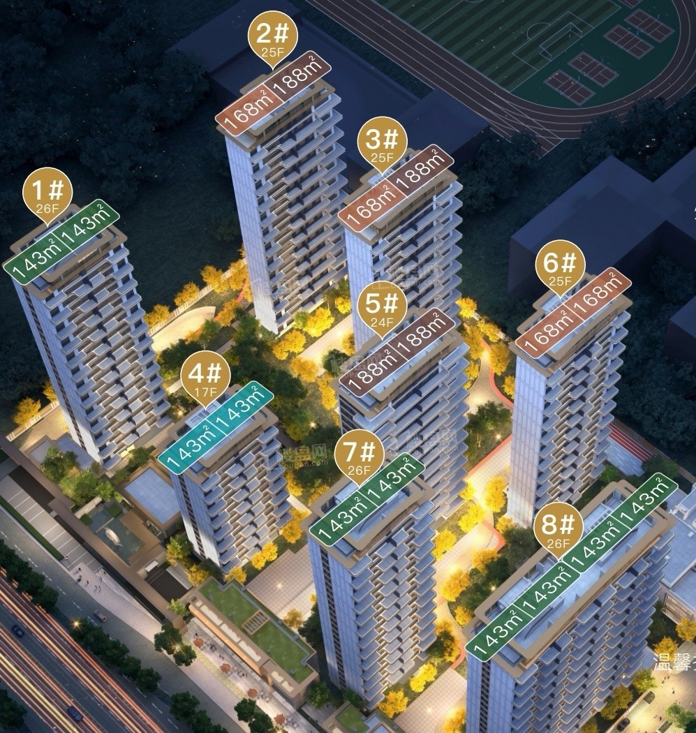 保利星河天汇效果图