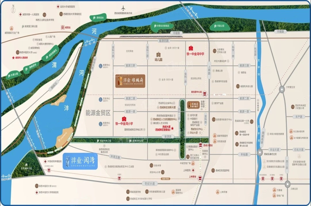 沣业·阅湾位置图