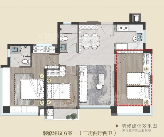 厦门建发五缘鲤4室2厅3卫户型图-厦门楼盘网