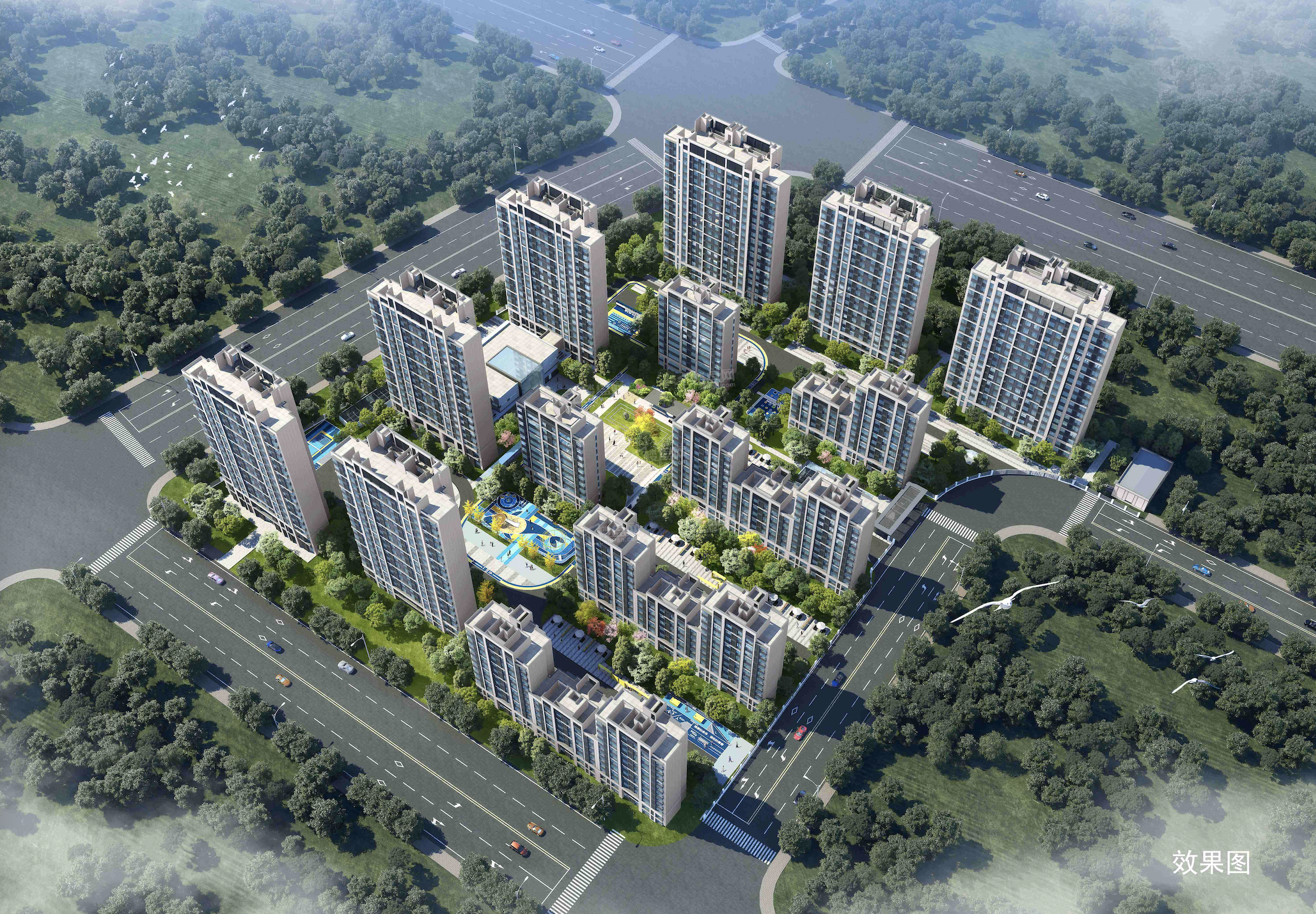 中国铁建·滨海云帆效果图