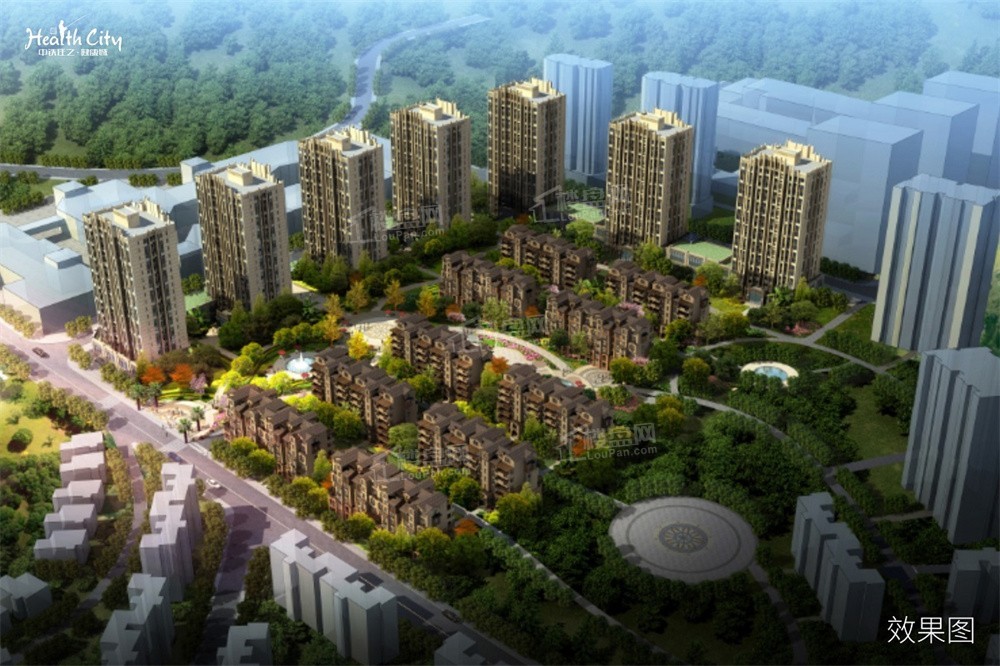 中铁满庭芳·渝康城效果图