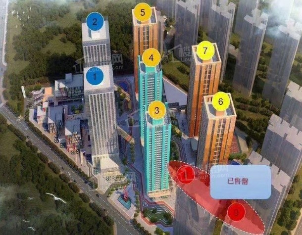 华岭中央公园效果图