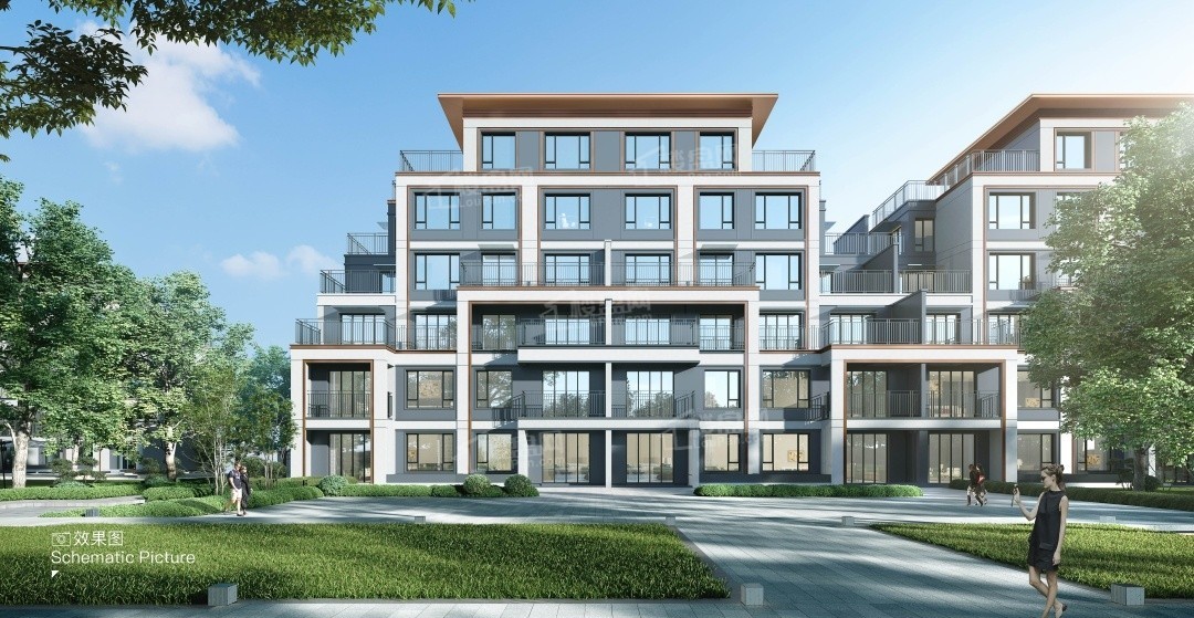 陕建崇文观筑效果图
