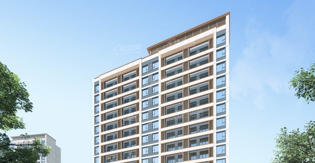 陕建崇文观筑效果图
