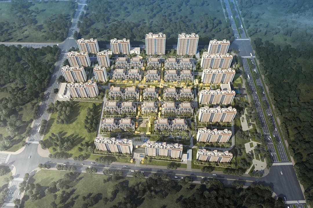陕建崇文观筑效果图