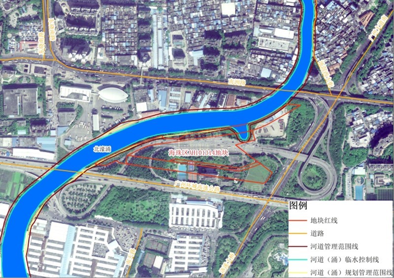 海珠区AH101314地块项目位置图