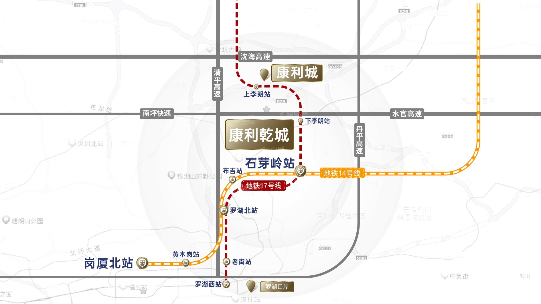 康利乾城位置图