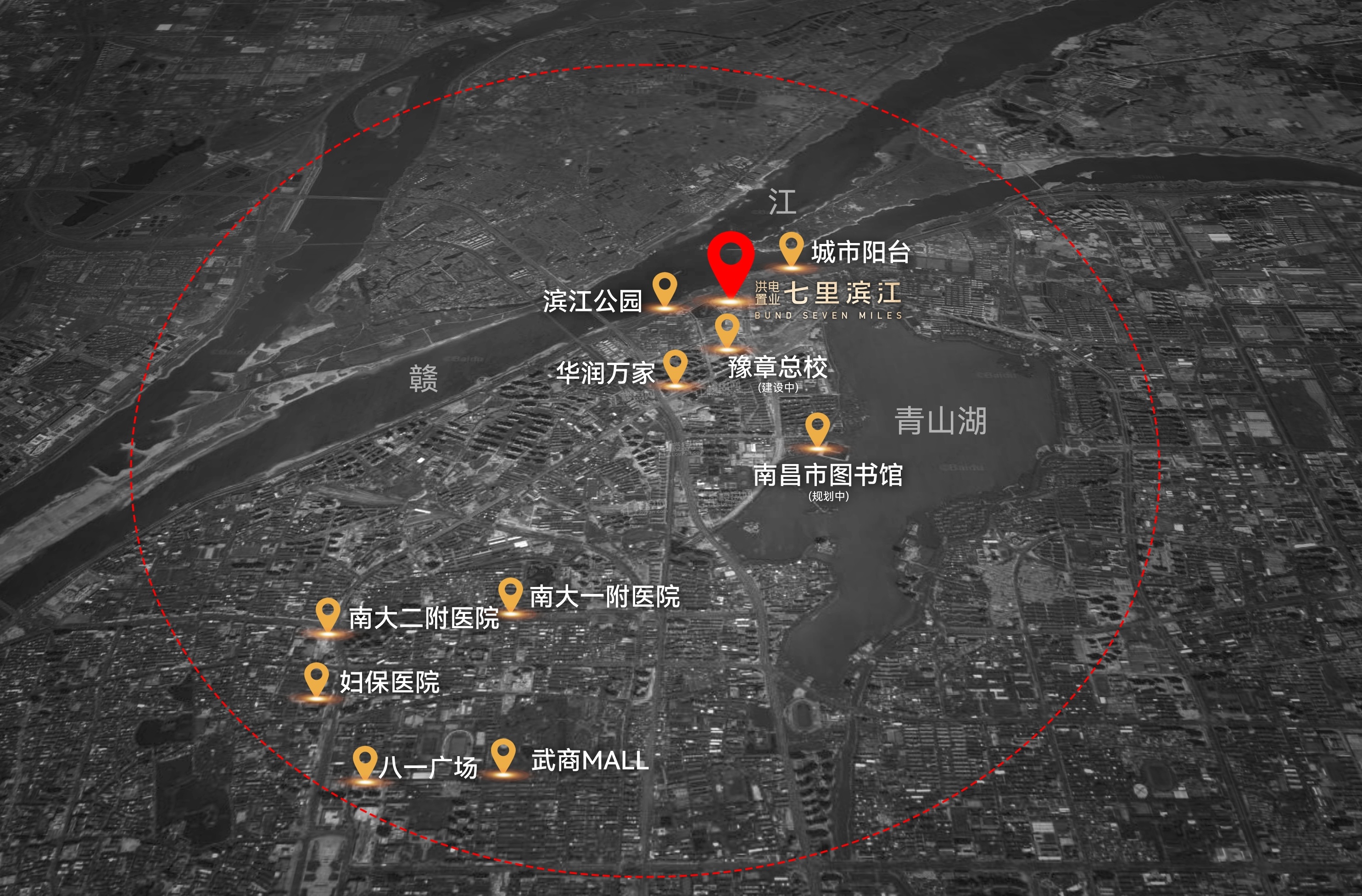洪电七里滨江位置图