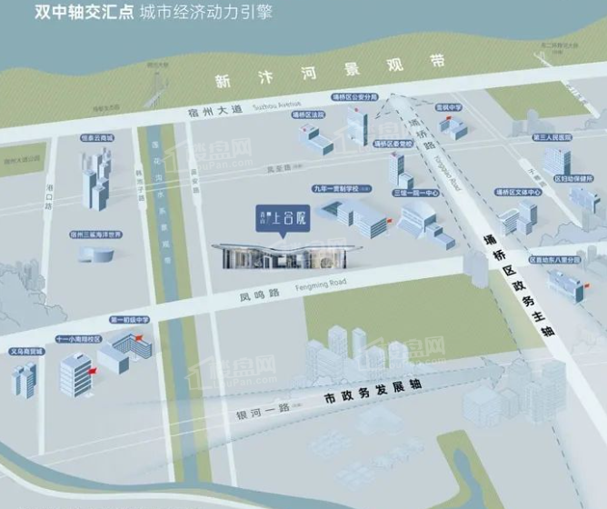 青山上合院 位置图