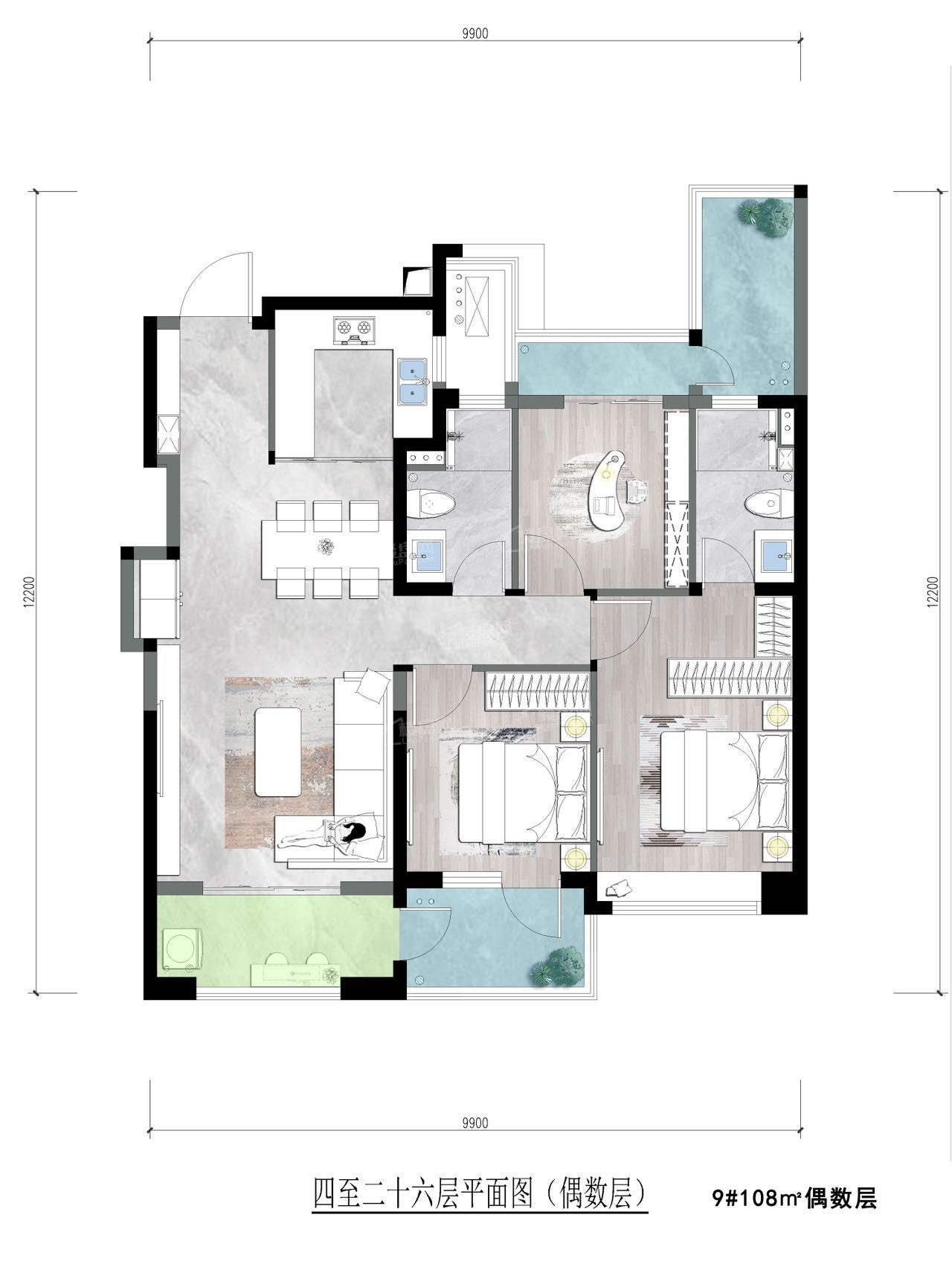 轨交绿城江语云庭