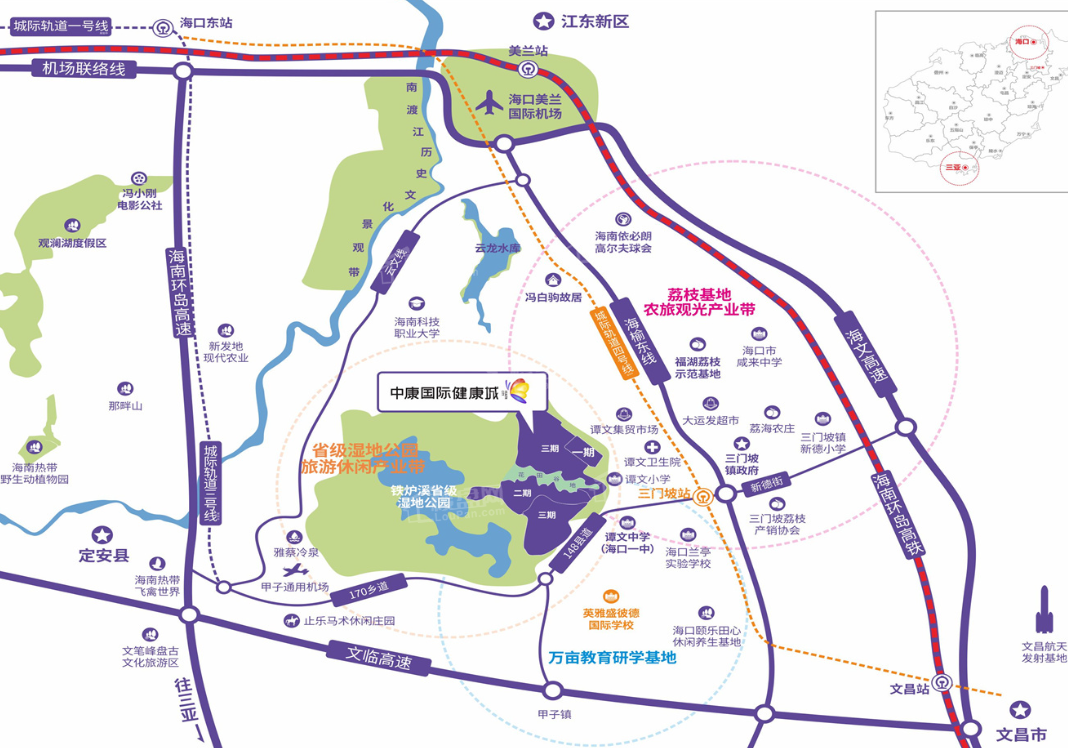 中康国际健康城位置图