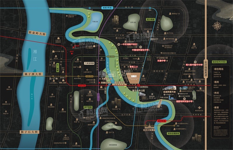 绿城柳畔听澜配套图