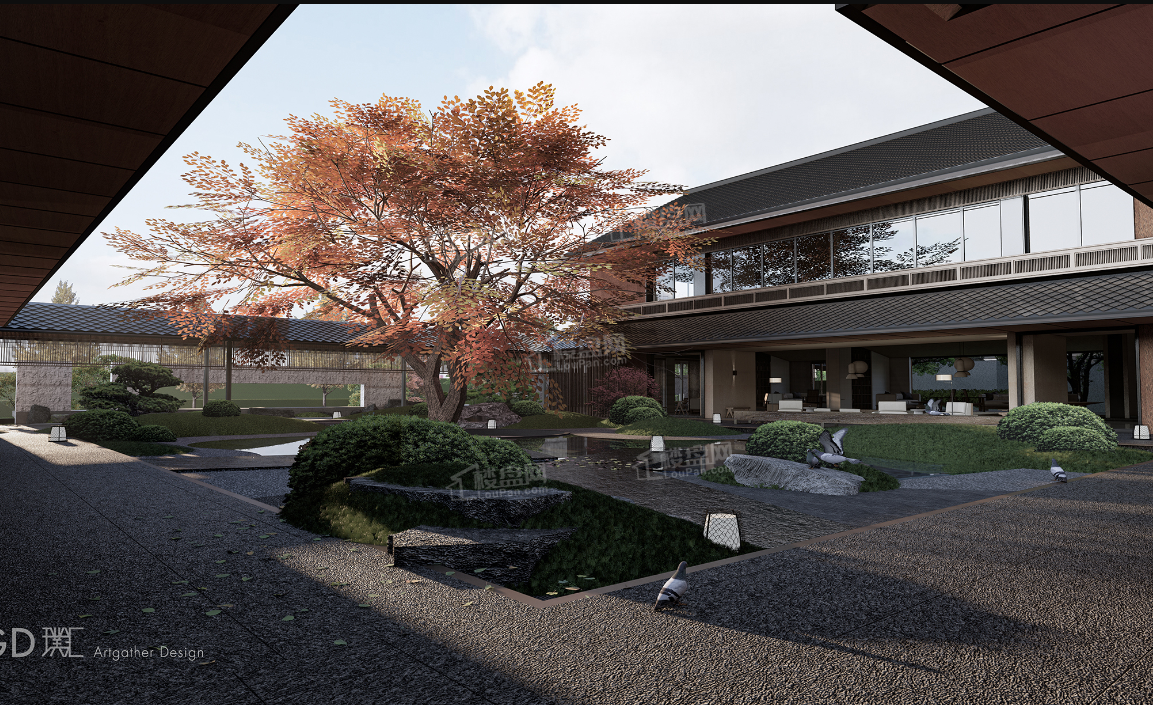 朝夕时东方院墅