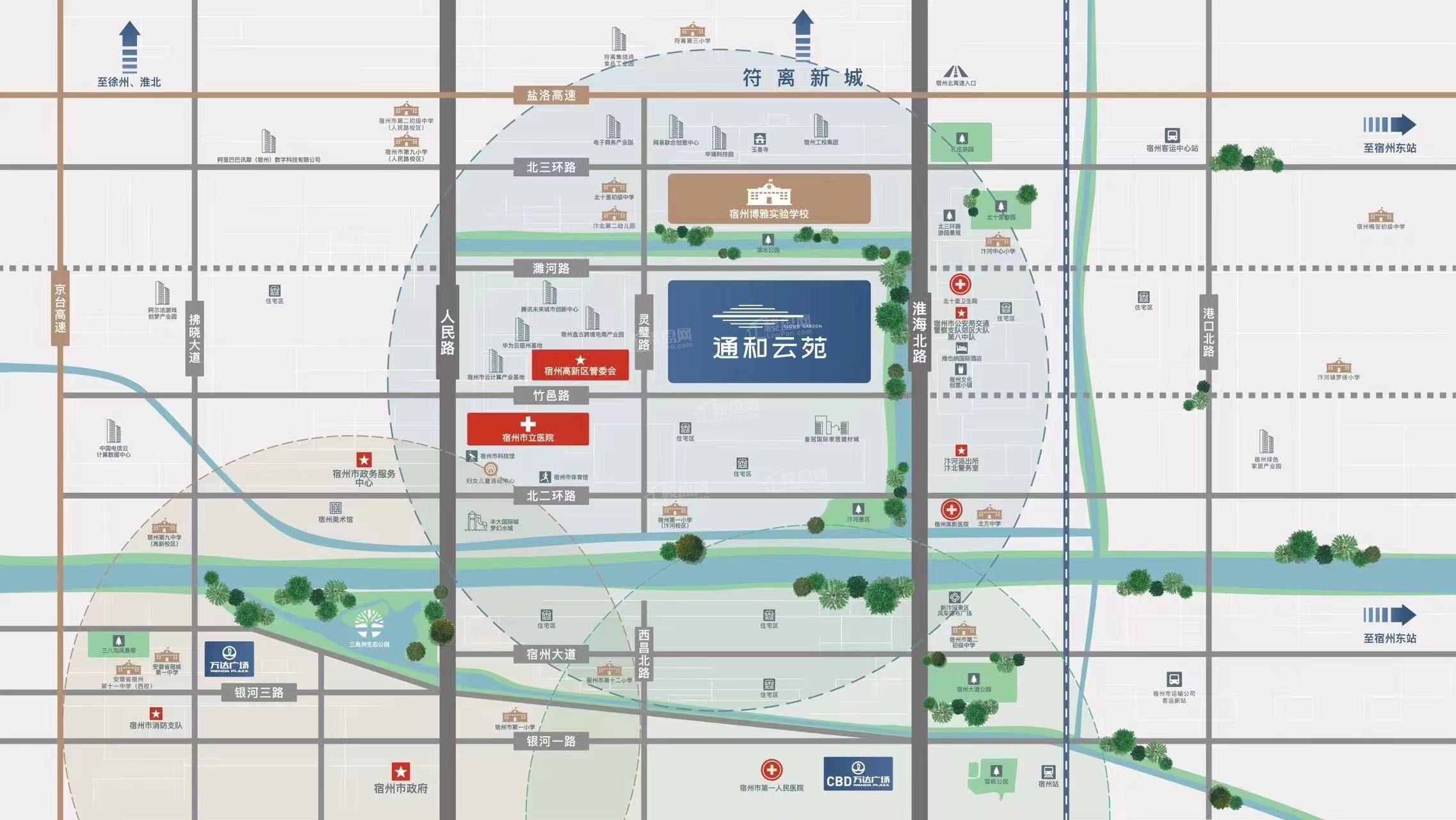 通和云苑位置图