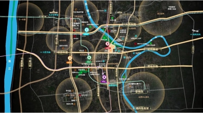 雨花尚东湾位置图