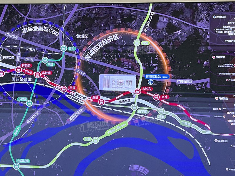 华润置地黄埔润府位置图