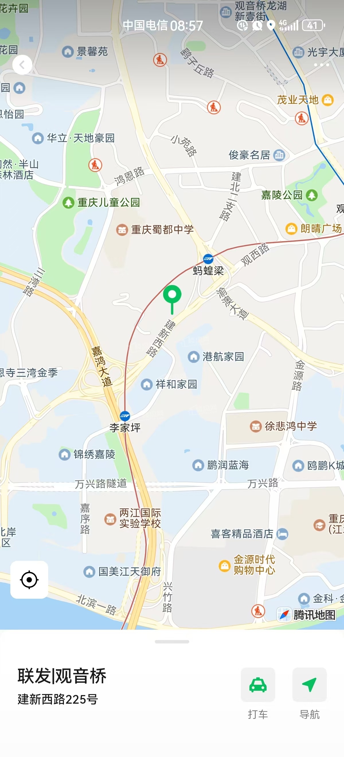 联发观音桥位置图