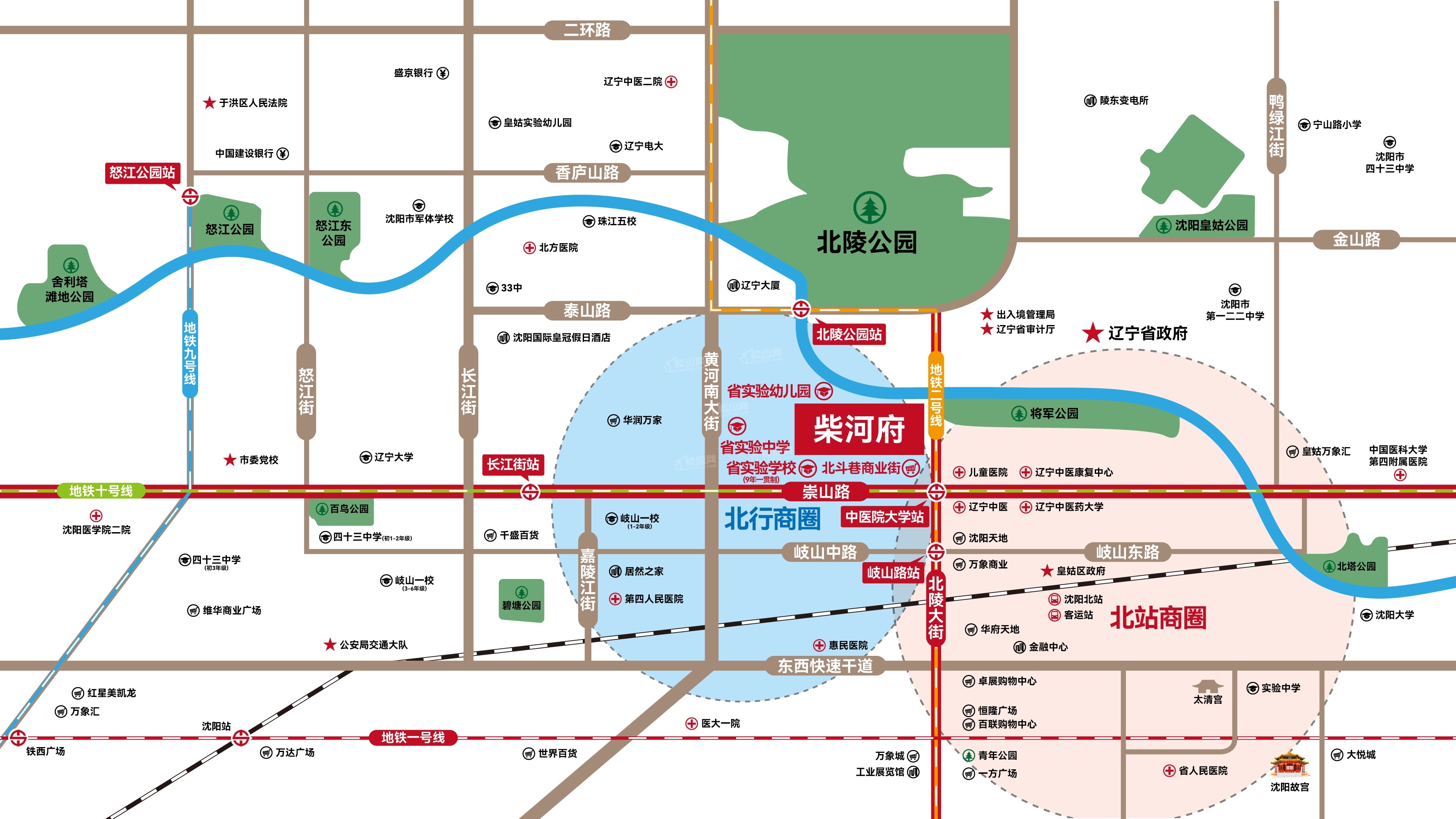 柴河府位置图