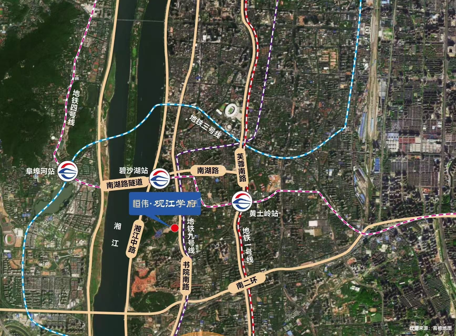 城发恒伟观江学府配套图