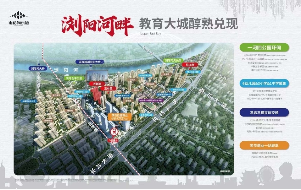 雨花尚东湾配套图