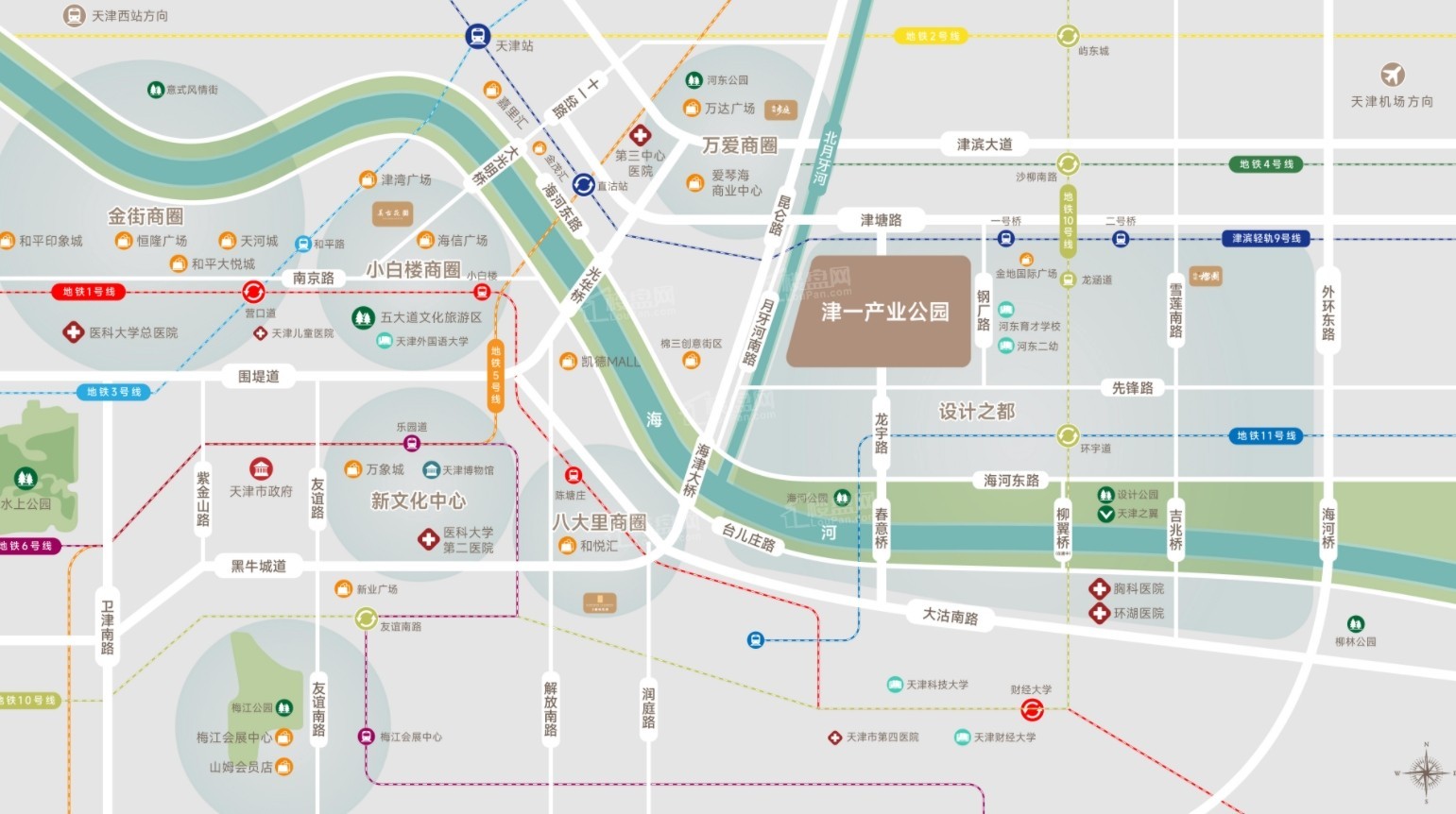 泰达格调锦雲位置图