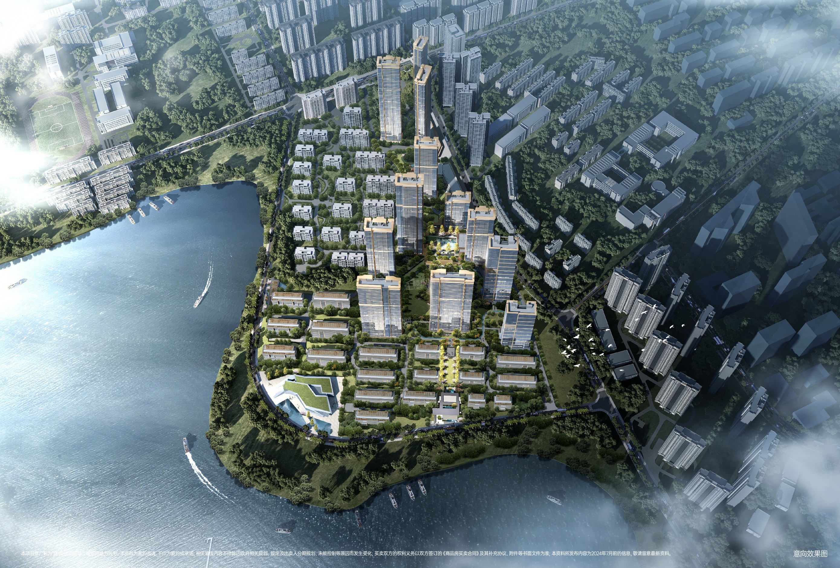 绿城桂湖雲翠效果图