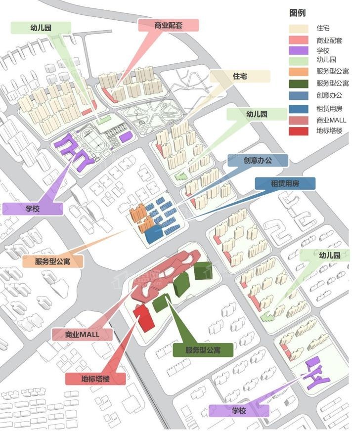 长沙北中心保利时代配套图