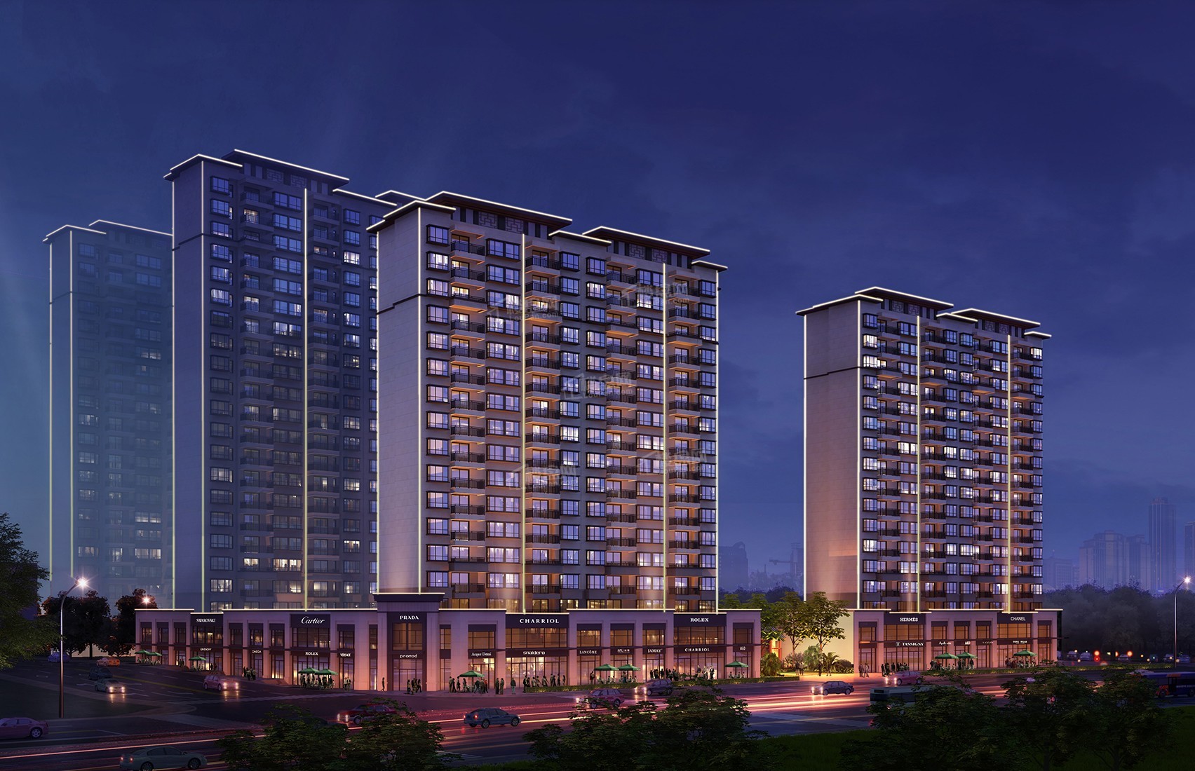 昆明嵩明县购房嵩明新嘉园、安厦郡西苑配套完备吗?