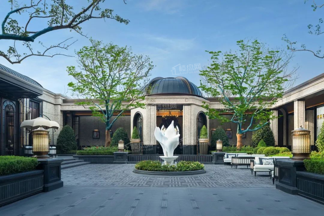 建发港务宸启瑞湖效果图