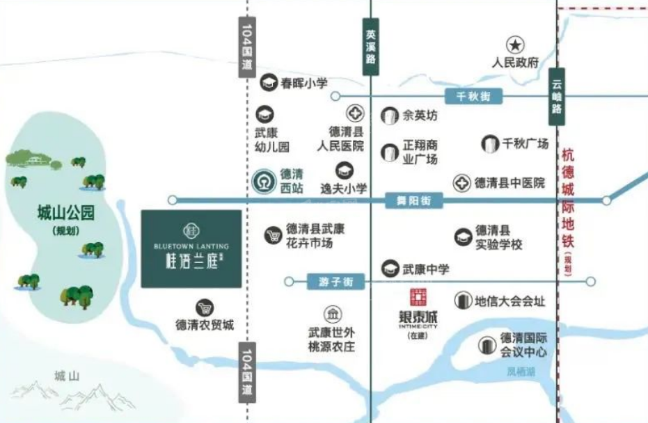 产投蓝城桂语兰庭 位置图