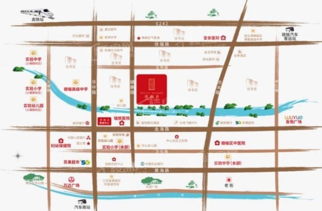 璟樾府位置图