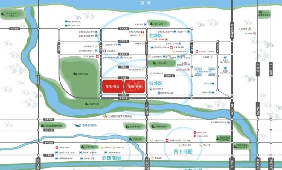 隆佑德园位置图