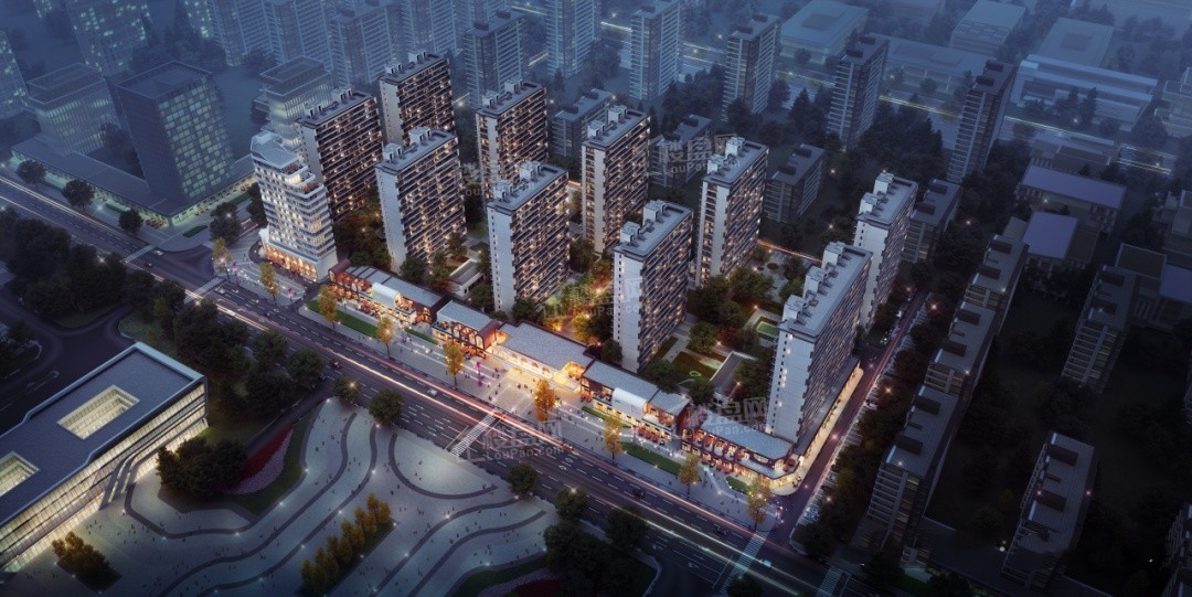 都会江来 效果图